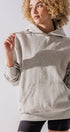 Urban Daizy Vintage Wash Oversized Hoodie Sweatshirt Black Hoodie - Women's (UDZ-KN-00214) – alternate view 3