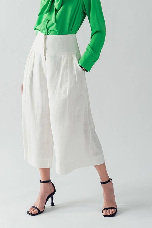 Urban Daizy Bohemian Extra Wide Leg Ankle Length Pull On Pants Blue Pants - Women's (UDZ-PT-00243) – alternate view 12