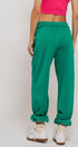 Urban Daizy Elastic Drawstring Cotton Sweatpant Green Lounge Sweatpants Joggers - Women's (UDZ-PT-00336) – alternate view 25