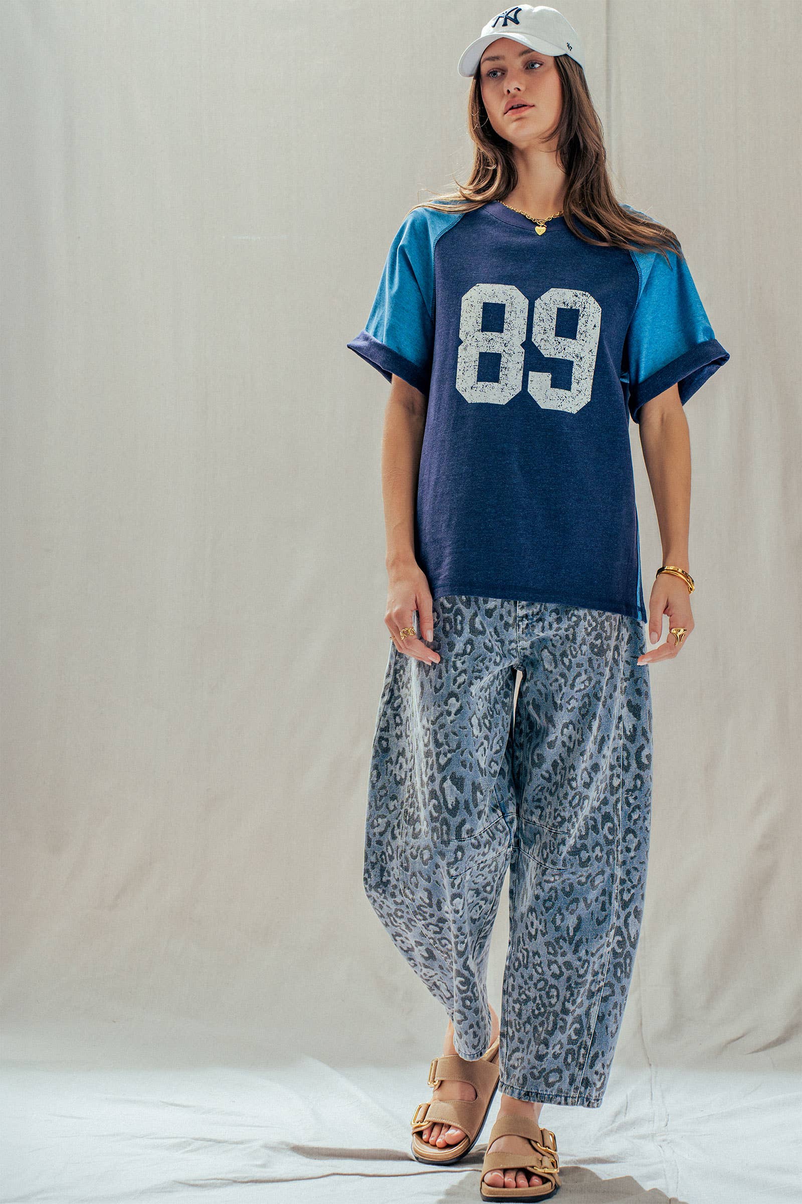 Vintage Varsity Graphic Raglan Sleeve Tee