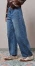 Retro Fade Wide-Leg Barrel Jeans in DENIM - Women's Wide Leg Jeans | Urban Daizy