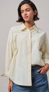 Soft Meadow Button-Down Shirt in CREAM - Women's Shirts & Blouses | Urban Daizy