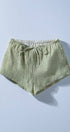 Urban Daizy Crinkle Stripe Shorts Lemon Shorts - Women's (UDZ-PT-00471) – alternate view 3