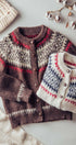 Urban Daizy Fair Isle Nordic Toggle Knit Cardigan Ivory Cardigan - Women's (UDZ-PT-00355) – alternate view 2