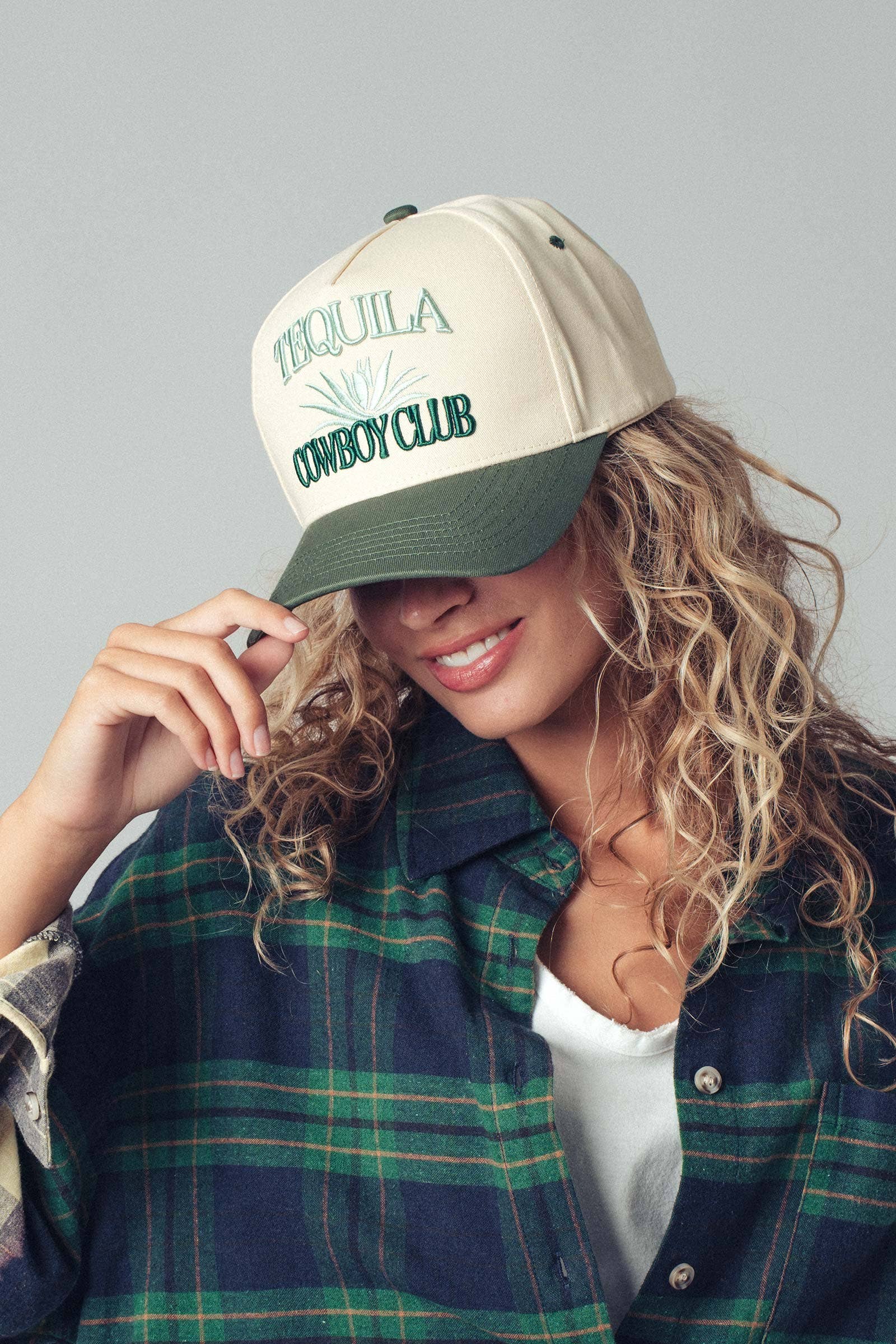 Tequila Cowboy Club Embroidered Trucker Cap