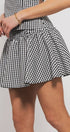 Urban Daizy Gingham Side-Button Mini Skirt Blue Skirt - Women's (UDZ-SK-00153) – alternate view 5