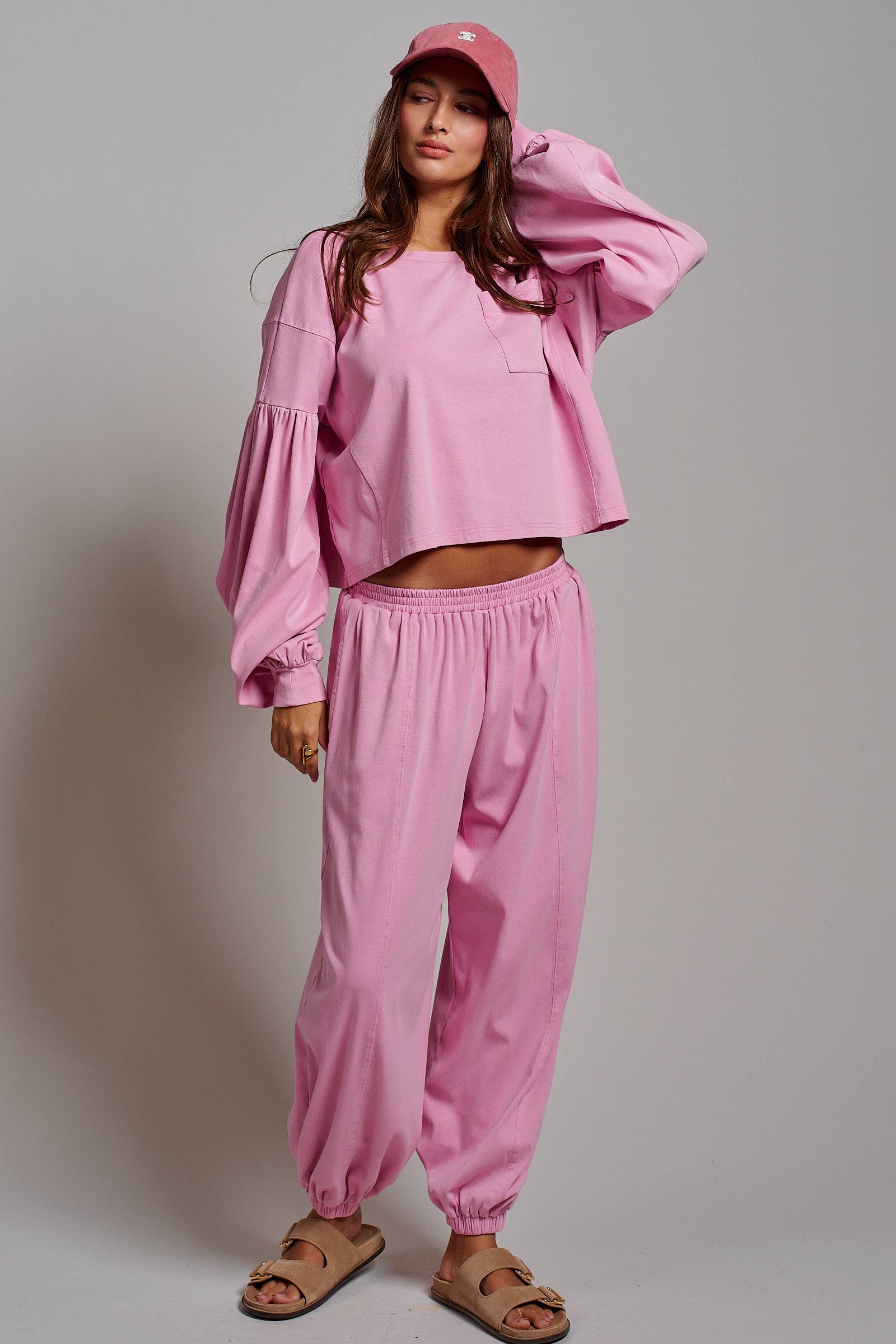 Mineral Wash Cotton Lounge Set