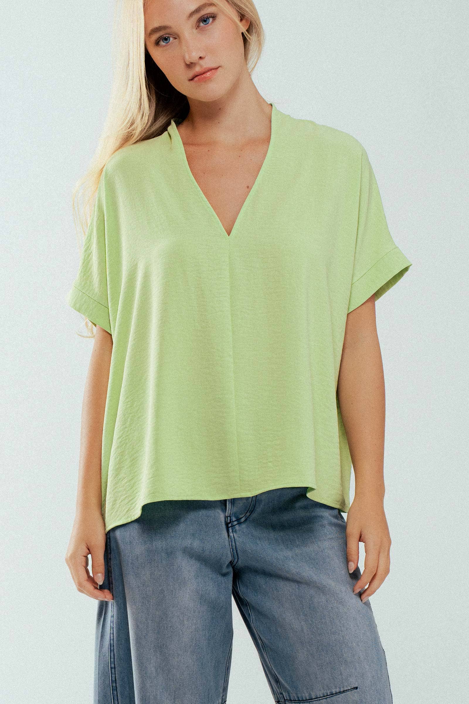 Breezy Airflow V-Neck Top