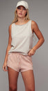 Urban Daizy Crinkle Stripe Shorts Lemon Shorts - Women's (UDZ-PT-00471) – alternate view 16