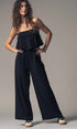 Urban Daizy Ruffled Bodice Wide Leg Jumpsuit Pink Jumpsuit - Women's (UDZ-JR-00021) – alternate view 31