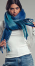 Urban Daizy Plush Oversized Colorblock Plaid Scarf Pink Scarf - Women's (UDZ-KN-00657) – alternate view 5