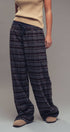 Urban Daizy Plaid Wide-Leg Lounge Pants Brown-Multi Lounge Sweatpants/Joggers - Women's (UDZ-KN-00150) – alternate view 7