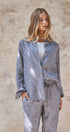 Urban Daizy Linen Long Sleeve Button-Down Shirt Black Blouse - Women's (UDTP1454-Black) – alternate view 6
