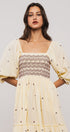Smocked Floral Tiered Dress
