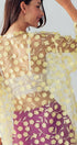 Urban Daizy Romantic Sheer Floral Embroidered Duster Length Kimono Yellow Kimono - Women's (UDZ-KN-00020) – alternate view 21