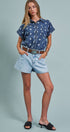 Urban Daizy Classic Relaxed Everyday Denim Shorts Lt-Denim Shorts - Women's (TNPT0836-Lt-Denim) – alternate view 9