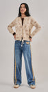 Western Cowboy Print Button Front Cardigan Sweater in KHAKI - Women's Cardigans & Shrugs | Urban Daizy