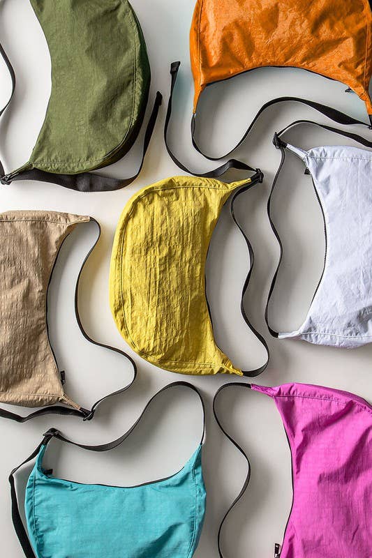 Urban Daizy Contemporary Minimalist Crescent Shoulder Bag Blue Belt Bag - Women's (UDZ-BG-00005) – alternate view 9