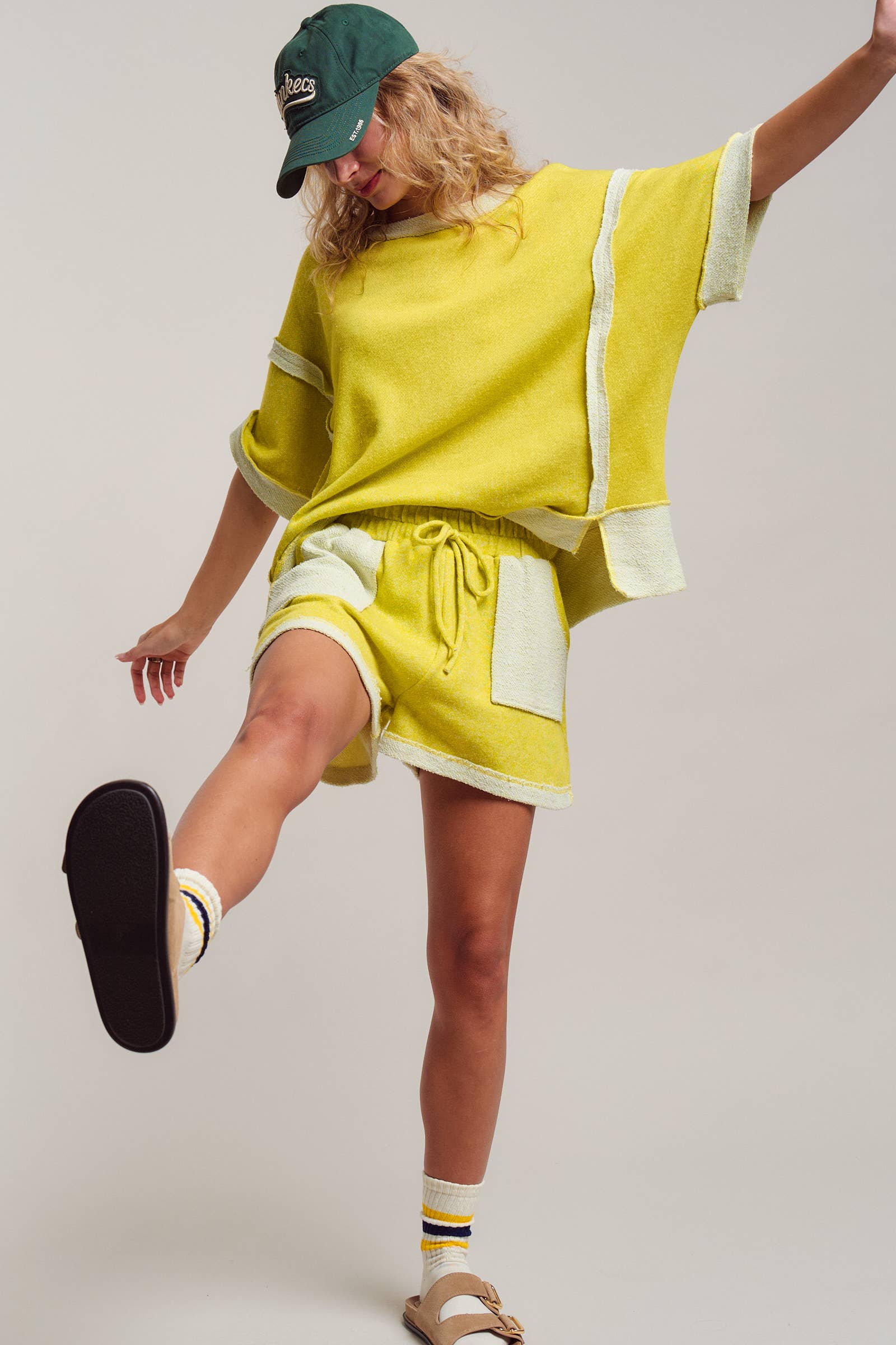 Reverse Seam Terry Two-Piece Set