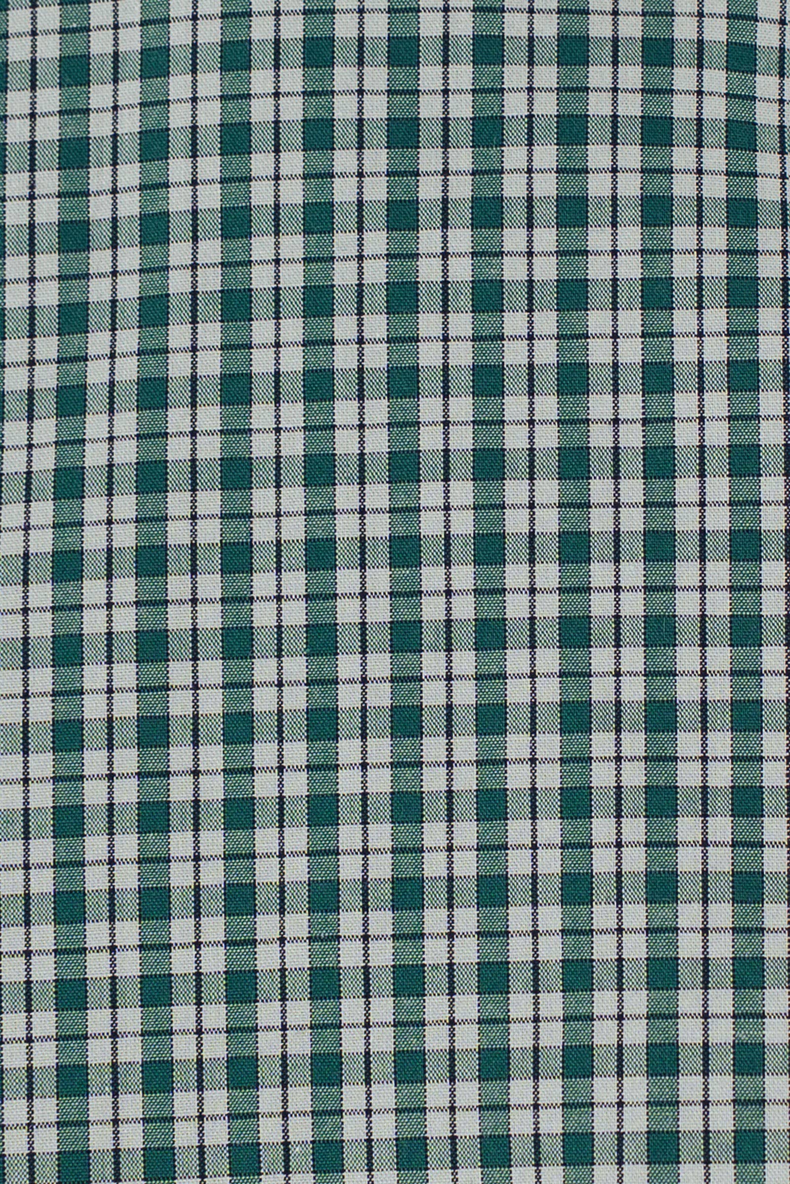 Urban Daizy Gingham Contrast Collar Button Down Shirt Green Button Down Shirt - Women's (UDZ-TP-01005) – alternate view 12