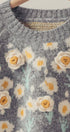 Urban Daizy Daisy Embossed 3D Floral Knit Sweater Brown Knit Sweater - Women's (UDZ-KN-00653) – alternate view 14