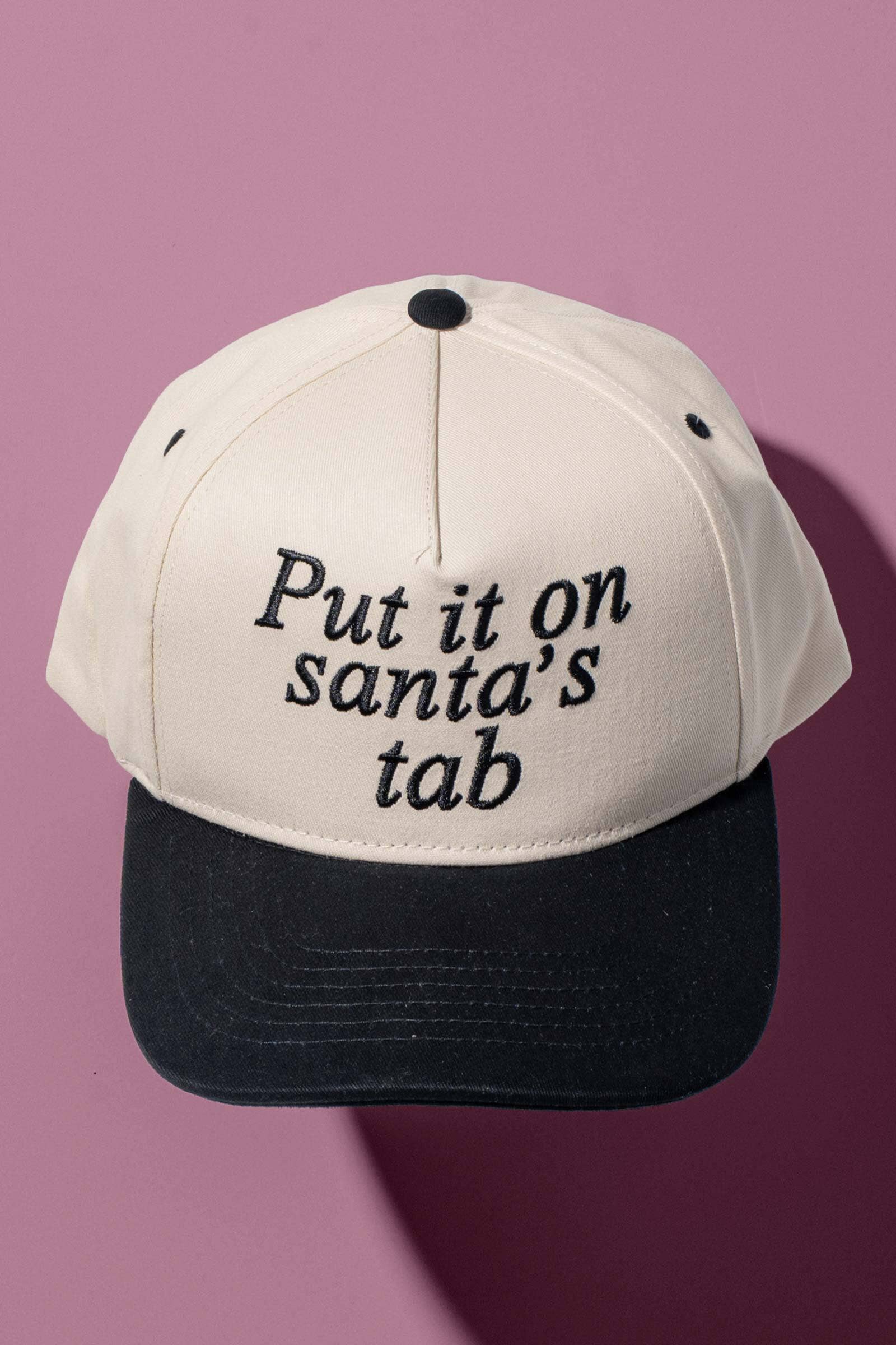 Festive Holiday Script Embroidered Trucker Cap