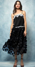 Urban Daizy Polka Dot Tulle Midi Skirt with Elastic Waist Black Skirt - Women's (UDZ-SK-00104) – alternate view 8