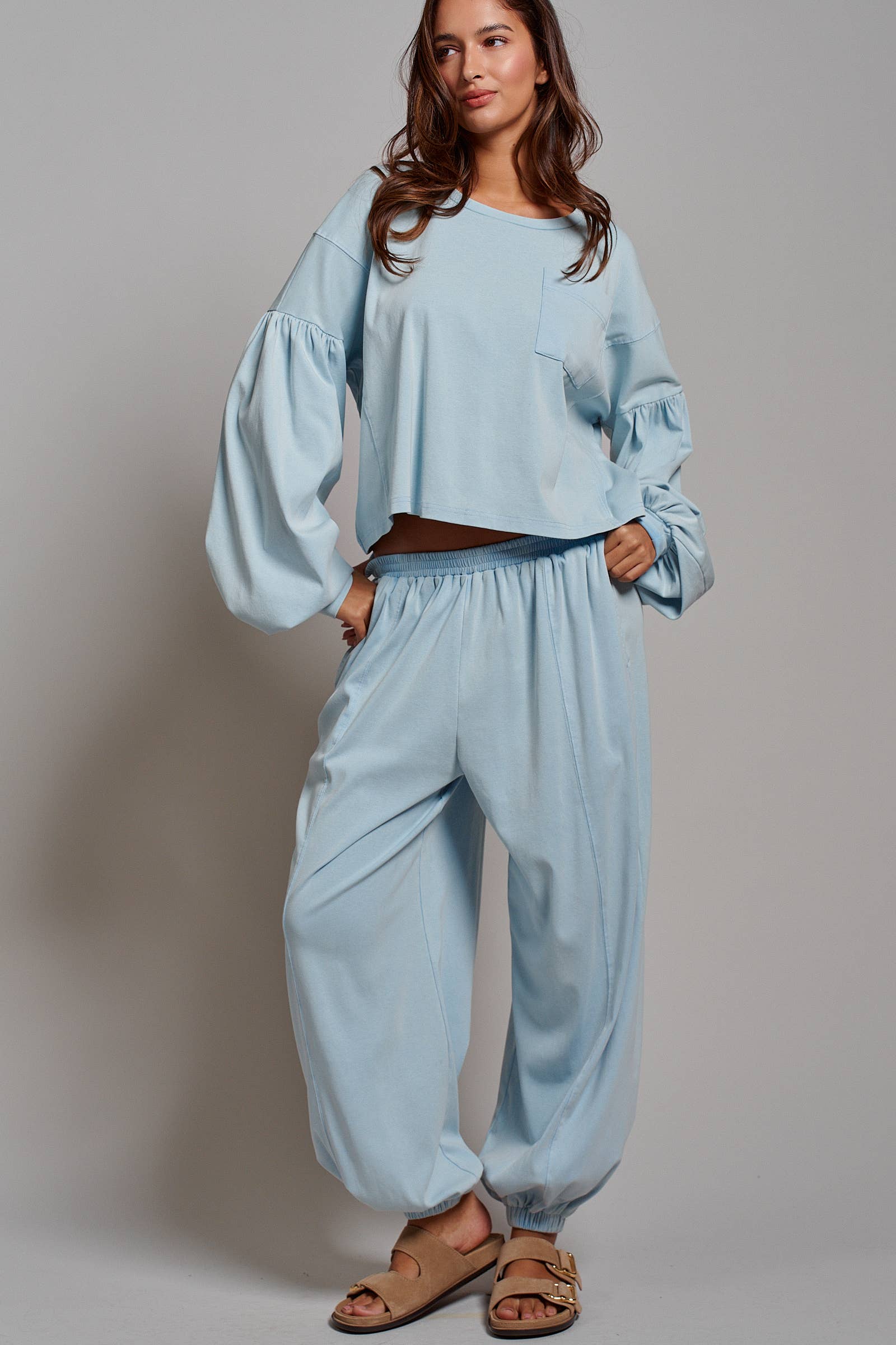 Mineral Wash Cotton Lounge Set
