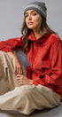 Urban Daizy Corduroy Funnel Neck Half Zip Pullover Top Black Tunic - Women's (UDZ-OT-00138) – alternate view 12
