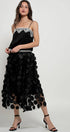 Urban Daizy Polka Dot Tulle Midi Skirt with Elastic Waist Black Skirt - Women's (UDZ-SK-00104) – alternate view 22