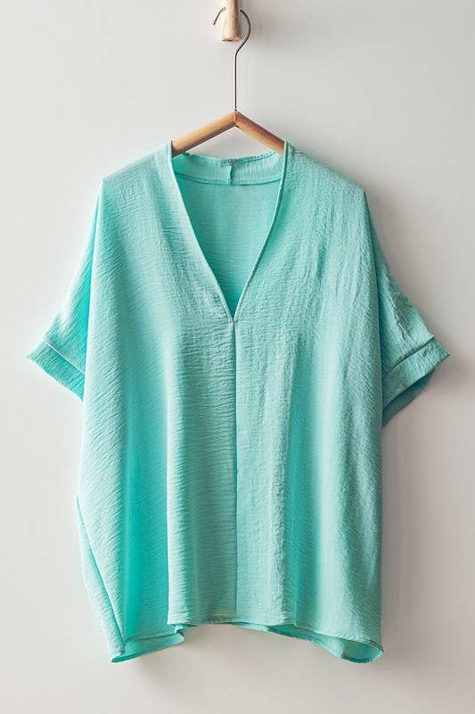Breezy Airflow V-Neck Top