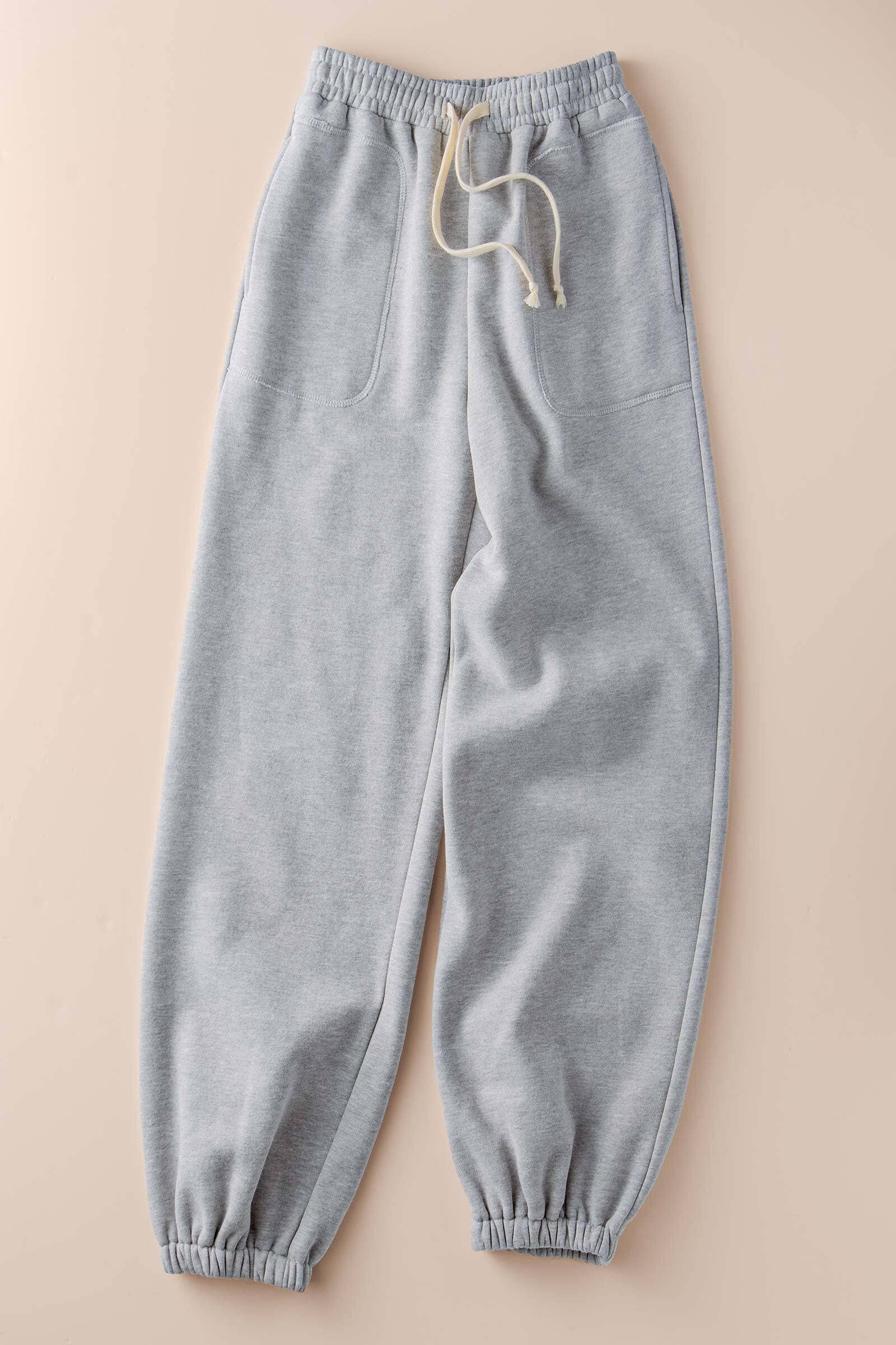 Urban Daizy Elastic Drawstring Cotton Sweatpant Green Lounge Sweatpants Joggers - Women's (UDZ-PT-00336) – alternate view 9