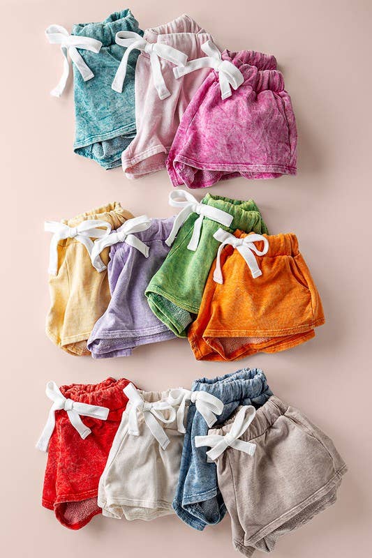 Cozy French Terry Drawstring Casual Lounge Athletic Shorts