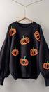 Urban Daizy Pumpkin Patch Balloon Sleeve Sweater Rust Knit Sweater - Women's (UDZ-TP-00814) – alternate view 7