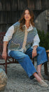 Popcorn Knit Button Front Sweater Vest Wool Blend in GREEN - Women's Sweater Vests | Urban Daizy
