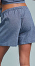 Urban Daizy Sweet Cowgirl Boot Stitch Embroidered Shorts Blue Shorts - Women's (UDZ-PT-00500-Blue) – alternate view 8