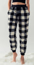 Urban Daizy Cozy Checkered Jogger Style Pajama Pants Ash-Blue Sleepwear Bottom - Women's (UDZ-PT-00127) – alternate view 7