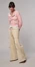 Drawstring Wide Lounge Pants in CREAM - Women's Casual Pants | Urban Daizy