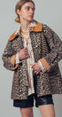 Urban Daizy Corduroy Collar Leopard Print Jacket Leopard Jacket - Women's (UDZ-KN-00652) – alternate view 2
