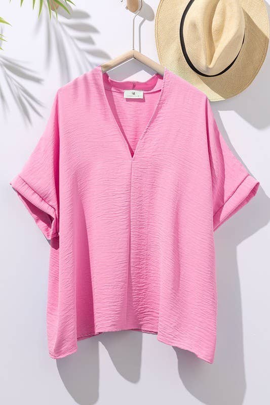 Breezy Airflow V-Neck Top