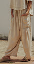 Washed Utility Wide-Leg Pants in TAUPE	 - Women's Casual Pants | Urban Daizy