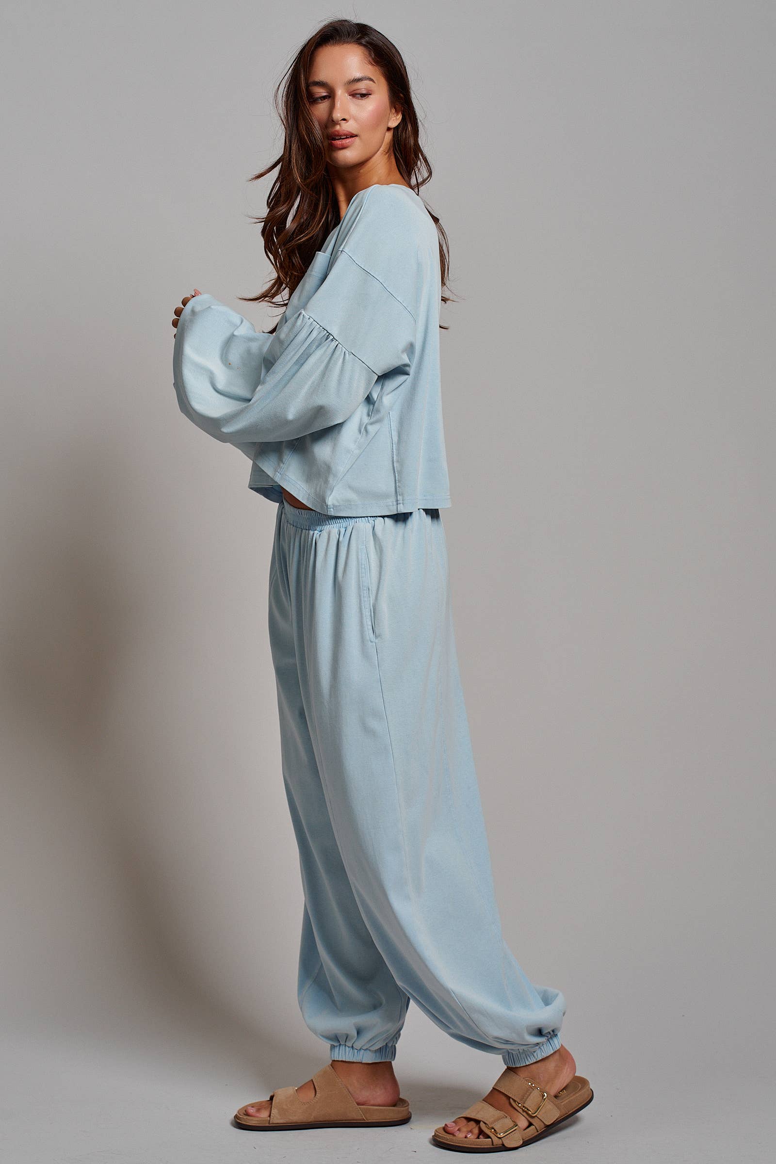 Mineral Wash Cotton Lounge Set