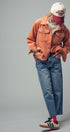 Urban Daizy Oversized Sherpa Lined Corduroy Shacket Beige Shirt Jacket Shacket - Women's (UDZ-OT-00163) – alternate view 17