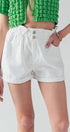 Urban Daizy Vintage High Waist Rolled Hem Denim Shorts Blue Shorts - Women's (UDZ-PT-00033) – alternate view 11