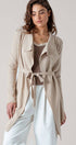Urban Daizy Draped Front Long Sleeve Waist Tie Cardigan Taupe Cardigan - Women's (UDZ-KN-00530) – alternate view 11