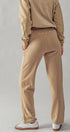 Urban Daizy Rib Waistband Straight Leg Fleece Pants Jungle-Green Pants - Women's (UDZ-PT-00094) – alternate view 7