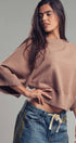 Urban Daizy Batwing Sleeve Sweater Top Black Knit Sweater - Women's (UDZ-KN-00652) – alternate view 22