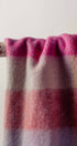 Urban Daizy Plush Oversized Colorblock Plaid Scarf Pink Scarf - Women's (UDZ-KN-00657) – alternate view 4