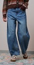 Retro Fade Wide-Leg Barrel Jeans in DENIM - Women's Wide Leg Jeans | Urban Daizy