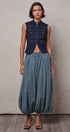 Balloon Hem Wide Leg Pants in BLACK - Women's Casual Pants | Urban Daizy